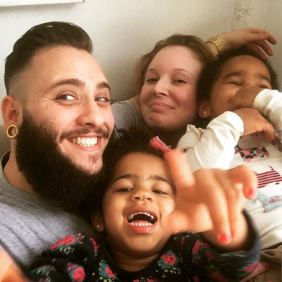 My wife, goddaughters and I
